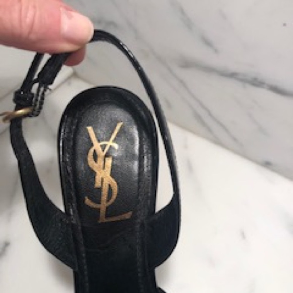 Yves Saint Laurent Black High Heels